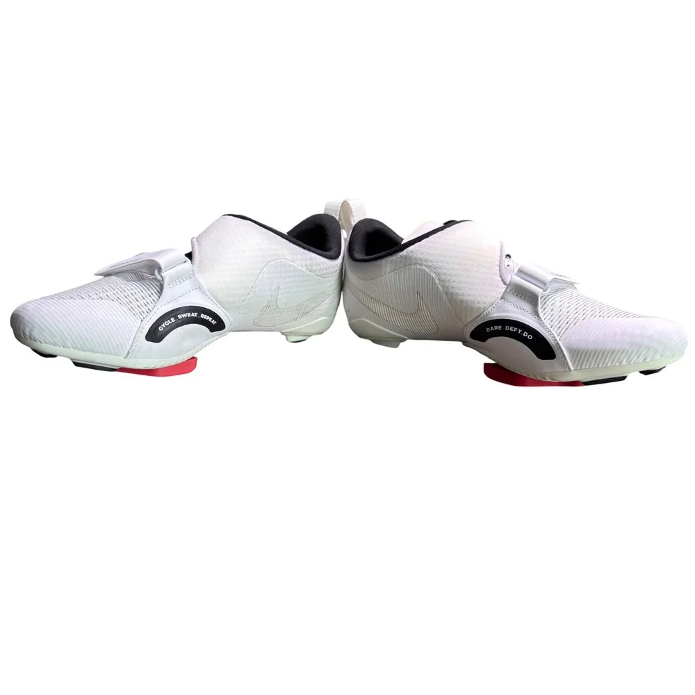Nike SuperRep Cycle White Black Indoor Cycling Shoes Unisex Mens 9 Womens 10.5